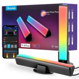 WiFi RGBICWW Акцентни Фонови Лампи Govee Flow Plus Light Bars - 2бр Комплект