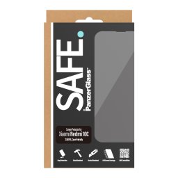 Стъклен протектор Safe за Xiaomi Redmi 10C / 12C CaseFriendly - Черен