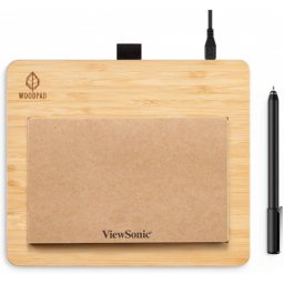 Viewsonic PF0730-I0WW 7.5 inch WoodPad Paper drawing pad, notebook with ink Pen (EMR tech), 5080 LPI, 4096 Pen Pressure Level, USB / VB Pen Pad