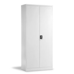 Гардероб Carmen CR-1236 LZ, 5 бр. рафтове, метален, сив