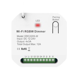 WiFi + RF RGBW Контролер с Димер за LED Ленти 12-24V EBL