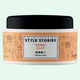 Alfaparf Professional Моделираща глина паста с матов финиш и силна фиксация 100 мл. Style Stories Funk Clay