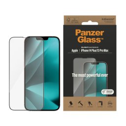 Стъклен протектор PanzerGlass за Apple Iphone 14 Plus/ 13 Pro Max, UWF, Antibacterial - Черен
