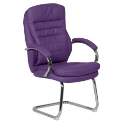 Посетителски стол Memo 6154 - лилав