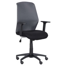 Работен офис стол Memo 7047 - сив - черен