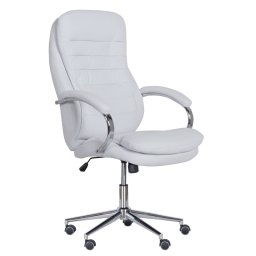 Президентски офис стол Memo 6113-1 - бял