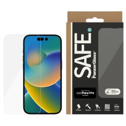 Стъклен протектор Safe за Apple iPhone 14 Pro, UWF- Черен