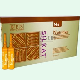 Bes Подхранващ лосион за изтощена коса 12 X 10 мл. Silkat N4 Nutritivo Lotion