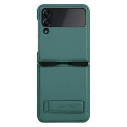 Калъф Nillkin Qin Leather за Samsung Z flip 4 - Зелен