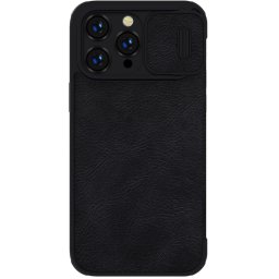 Калъф Nillkin Qin Pro за iphone 14 Pro Max - Черен