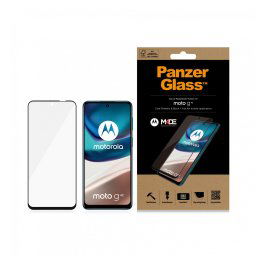 Стъклен протектор PanzerGlass за Motorola Moto G42 CaseFriendly - Черен