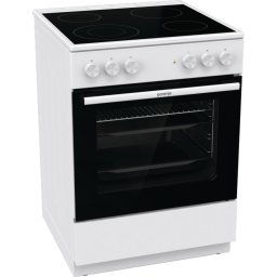 Стъклокерамична готварска печка Gorenje GEC6A41WC + 5 години гаранция
