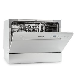 Klarstein Havasia UV 6, съдомиялна машина, UV-светлина, свободно стояща, 1380W (DSM-Havasia-6-silver)