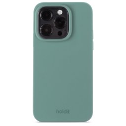 Гръб Holdit Silicone Case за iPhone 14 Pro - Зелен
