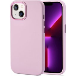Силиконов калъф кейс TECH-PROTECT Liquid за iPhone 14 Plus, Розов