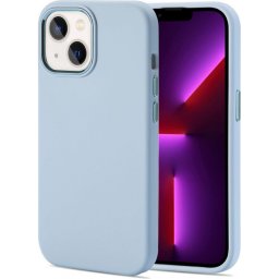 Силиконов калъф кейс TECH-PROTECT Liquid за iPhone 14 Plus, Sky Blue