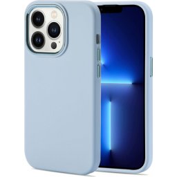 Силиконов калъф кейс TECH-PROTECT Liquid за iPhone 14 Pro, Sky Blue