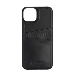 Гръб Krusell Leather CardCove за Iphone 14 Plus r - Черен