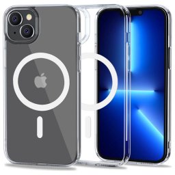 Силиконов калъф кейс TECH-PROTECT FLEXAIR Hybrid MagSafe за iPhone 14 Plus, прозрачен
