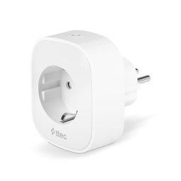 Smart контакт ttec Prizi 16A WiFi Smart plug with Current Protection - Бял