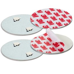 SHD by oneConcept Magnetic mount, Магнитен държач за димни детектори от Ø 7 cm, самозалепващ се (RM.MG70-2er)