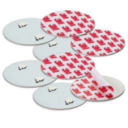 SHD by oneConcept Magnetic mount, Магнитен държач за димни детектори от Ø 7 cm, самозалепващ се (RM.MG70-4er)