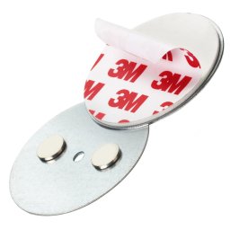SHD by oneConcept Mount Mini, Магнитен държач за димни детектори от Ø 5 cm, самозалепващ се (RM.MG50-1er)