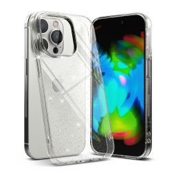 Силиконов калъф кейс Ringke Air GLITTER, За iPhone 14 Pro Max, Прозрачен