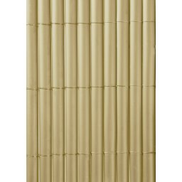 Пластмасова ограда Nortene Plasticane 1x3 м – бамбук визия, 17 мм, 85% покривност