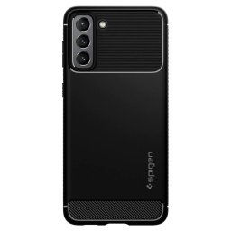 Гръб Spigen Rugged Armor за Samsung Galaxy S21 - Черен