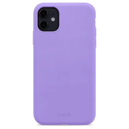Гръб Holdit Silicone Case за iPhone 11 - Лилав
