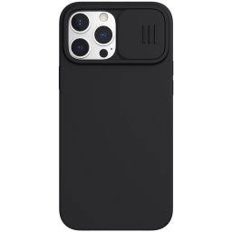 Гръб Nillkin Camshield Silky magnetic silicone case за iphone 13 Pro Max - Черен