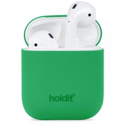 Калъф Holdit Silicone Case за AirPods 1/2 - Зелен