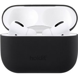 Калъф Holdit Silicone Case за AirPods Pro 1/2 - Черен