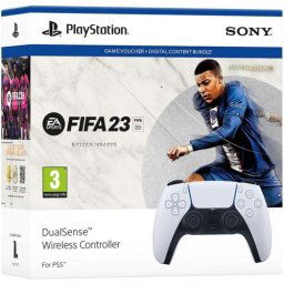Джойстик PlayStation 5 DualSense Wireless с FIFA 23 - Код в кутия