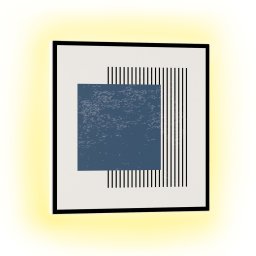 Klarstein Mojave 500 смарт отоплителен уред 2 в 1 Инфрачервн конвектор 60х60см 500 W RGB осветление (HTR10-MojaveS500Geo)