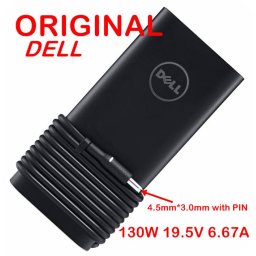 Адаптер за лаптоп ОРИГИНАЛЕН (Зарядно за лаптоп) DELL 130W 19.5V 6.67A букса 4.5mm * 3.0mm ремаркетиран
