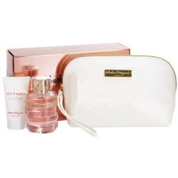 Salvatore Ferragamo Attimo L'Eau Florale EDT 100ml + Body Lotion 50ml + несесер за жени