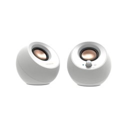 Активни тонколони Creative Pebble V3 бял(refurbished/разопакован) - клас 6