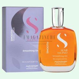 Alfaparf Термозащитно заглаждащо масло за цъфтяща и непокорна коса 100 мл. SDL Smooth Smoothing Oil
