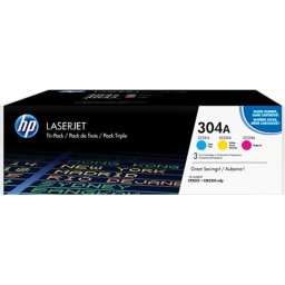 Консуматив HP 304A CYM Tri-Pack LaserJet Toner Cartridge