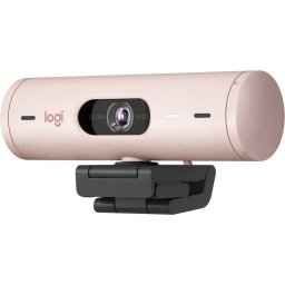 Уебкамера Logitech Brio 500 - Розова