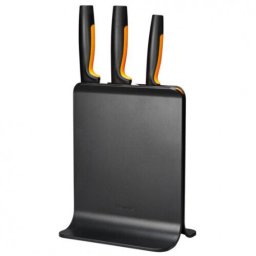 Комплект ножове Fiskars Functional Form с поставка, 3 бр.