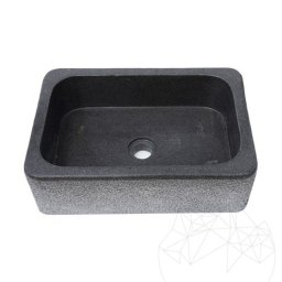 Мивка от гранит Черна пантера 45 x 30 x 15 см