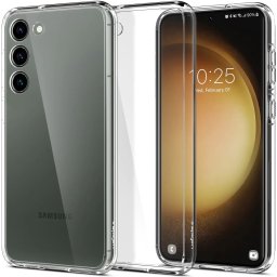 Калъф Spigen Ultra Hybrid за Samsung Galaxy S23, Прозрачен