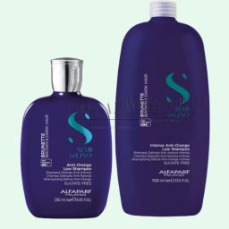 Alfaparf Интензивен шампоан против оранжеви оттенъци за тъмна коса 250/1000 мл SDL Brunette Intense Anti-Orange Low Shampoo
