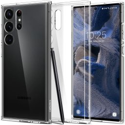 Калъф Spigen Ultra Hybrid за Samsung Galaxy S23 Ultra - Прозрачен