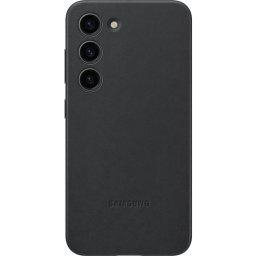 Оригинален гръб Samsung Leather Cover за Samsung Galaxy S23 Plus - Черен, EF-VS916LBE