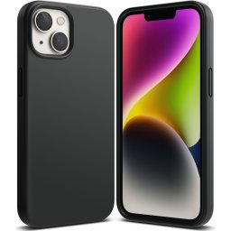 Силиконов калъф кейс Ringke Silicone, За iPhone 14 / iPhone 13, Черен