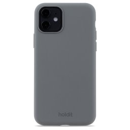 Гръб Holdit Silicone Case за iPhone 11 - Space Gray
